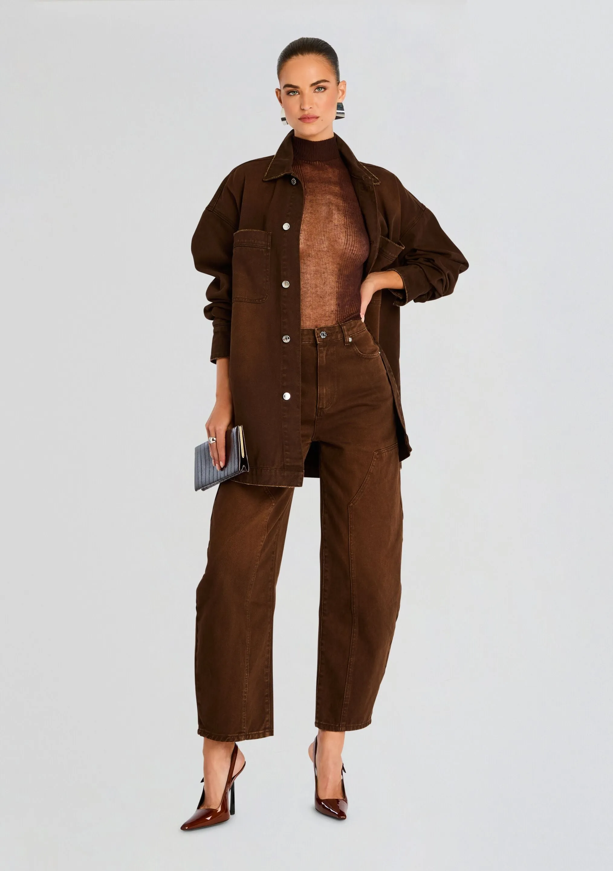 Marbel Mid Rise Barrel Jean sold by Retrofete product image thumbnail 5