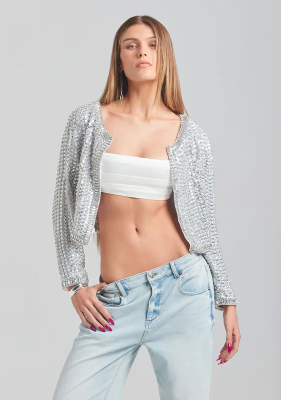 Linden Crystal Jacket sold by Retrofete