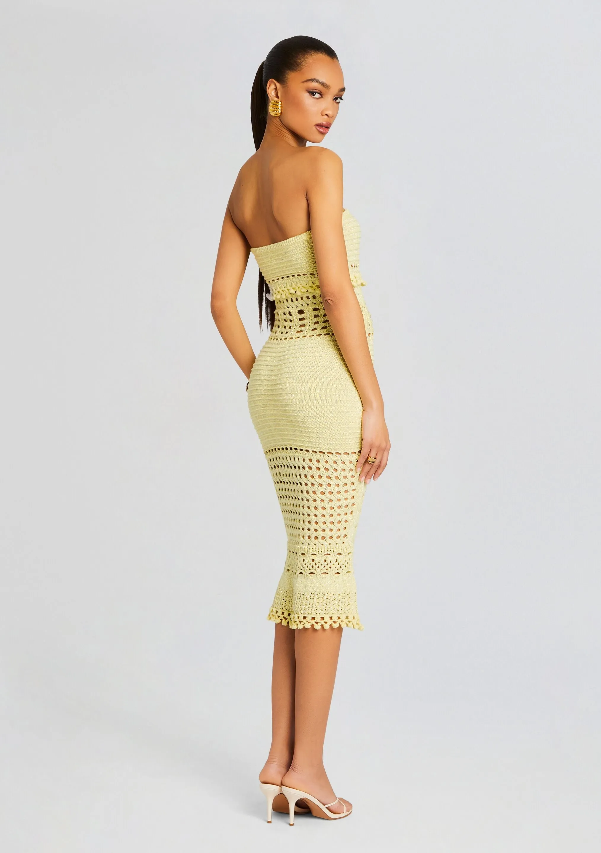 Caroline Knit Crochet Dress sold by Retrofete product image thumbnail 4