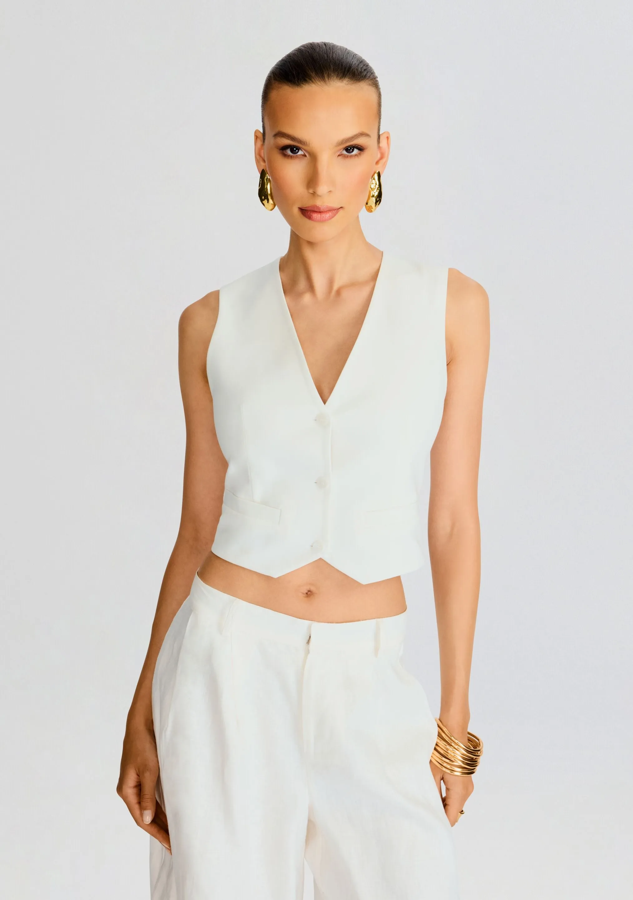 Fraser Suiting Vest sold by Retrofete