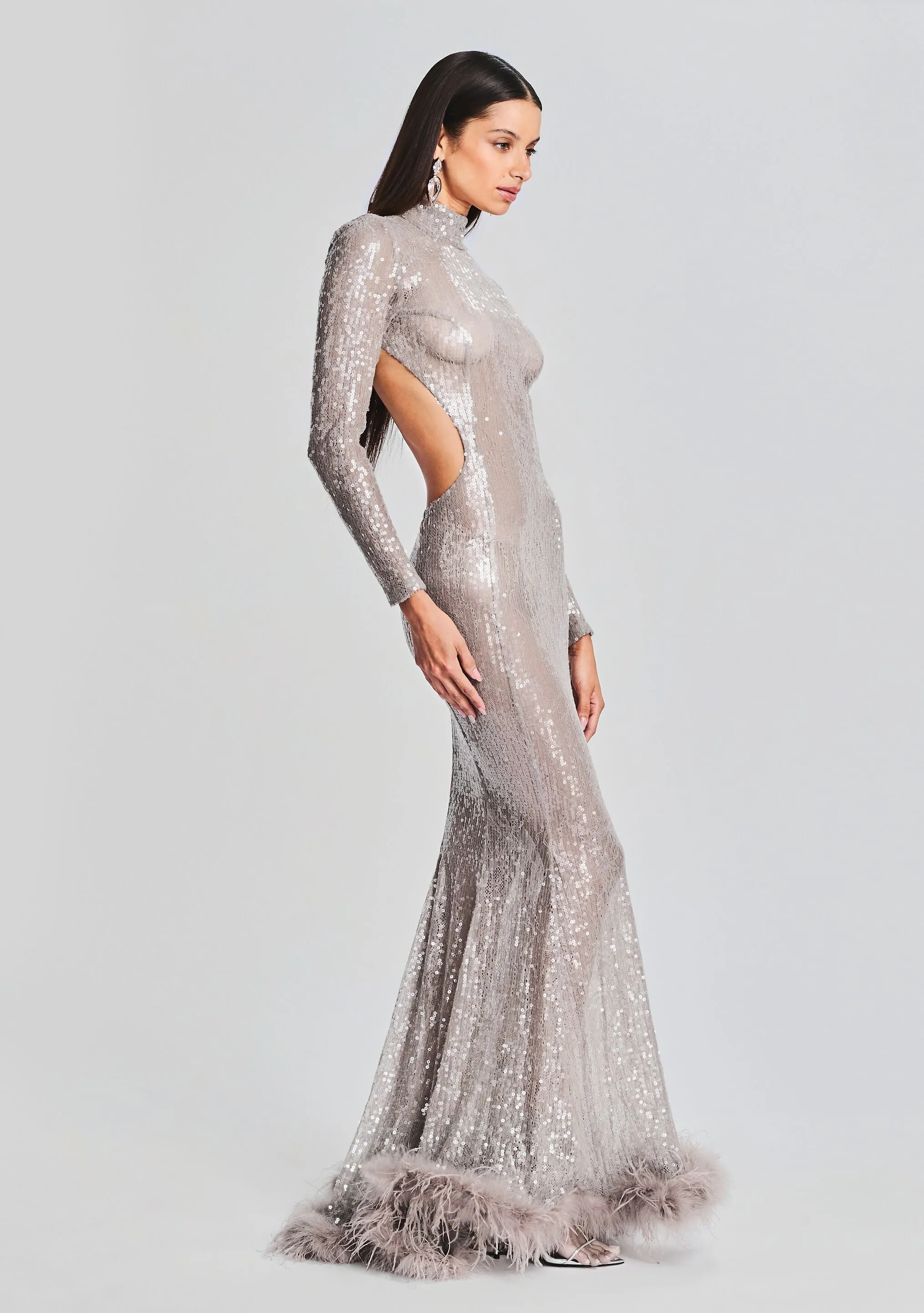 Lenora Sequin Embellished Dress sold by Retrofete product image thumbnail 4