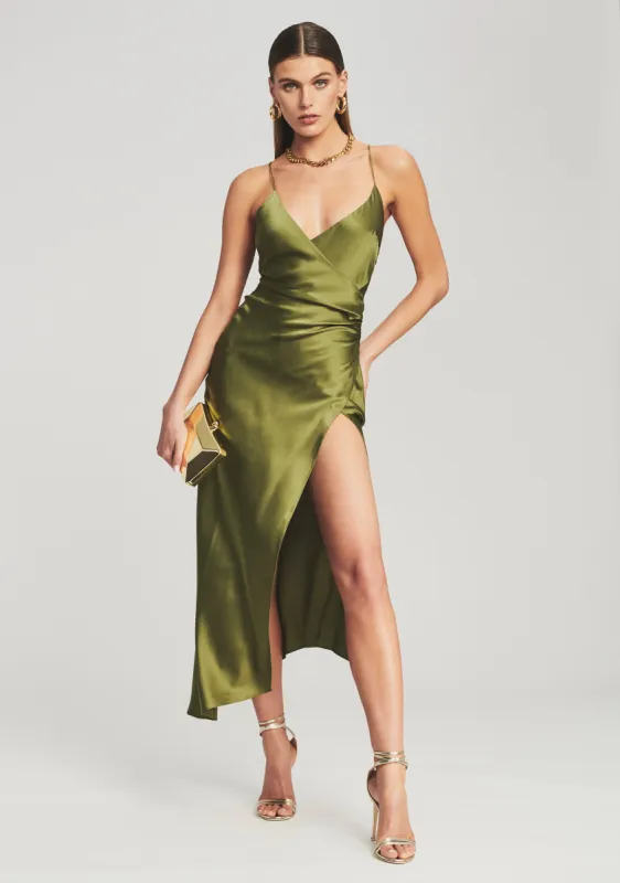 Emma Silk Dress sold by Retrofete