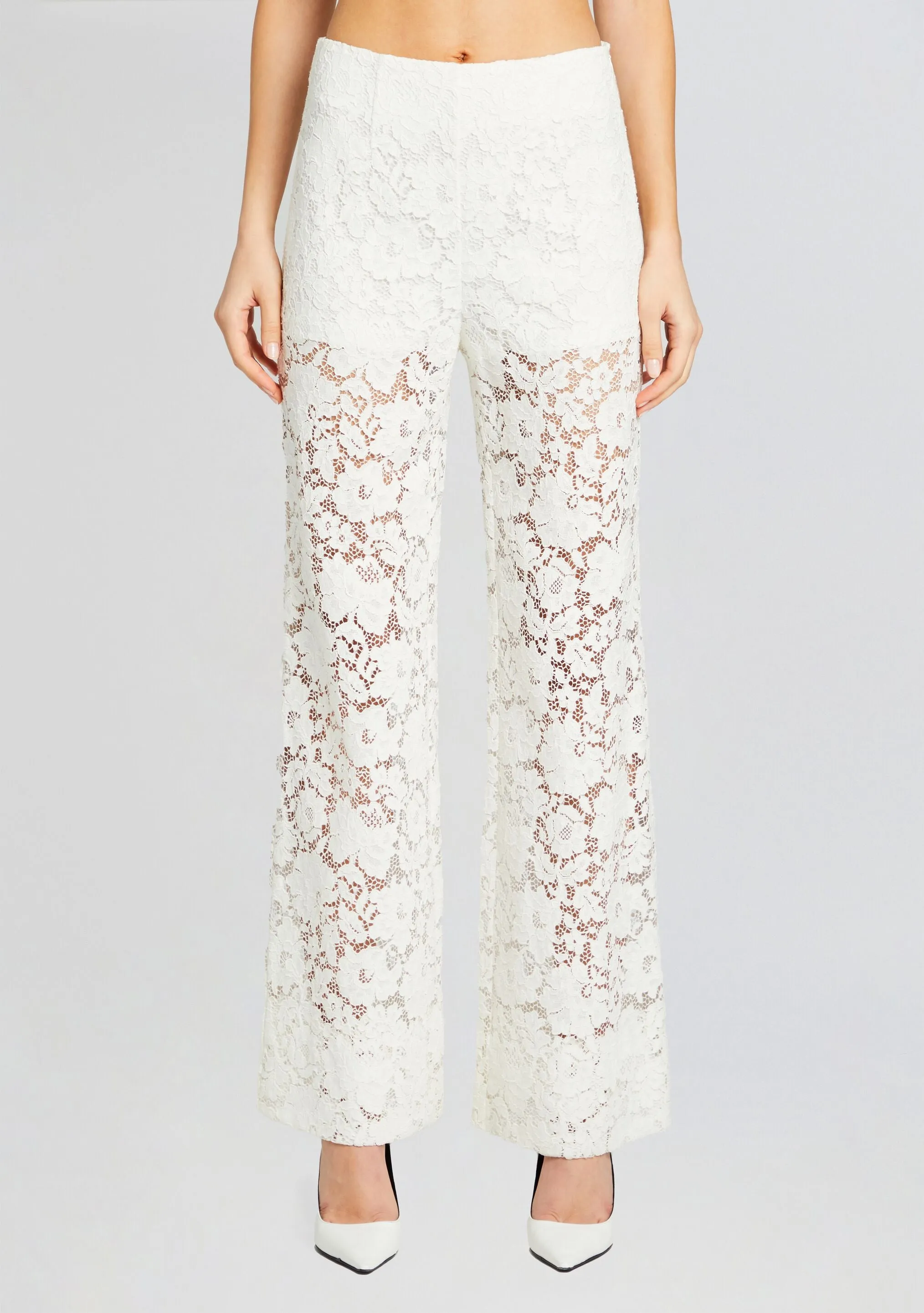 London Lace Flared Pants sold by Retrofete