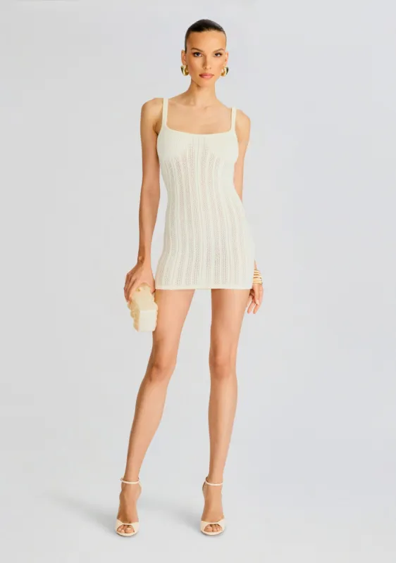 Coraline Crochet Mini Dress sold by Retrofete