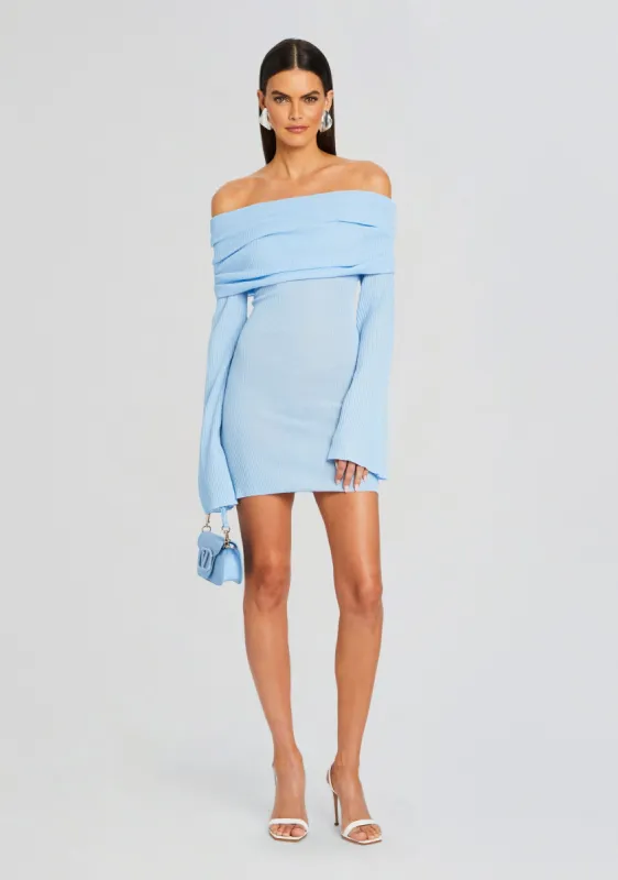 Galli Rib Knit Mini Dress made by Retrofete