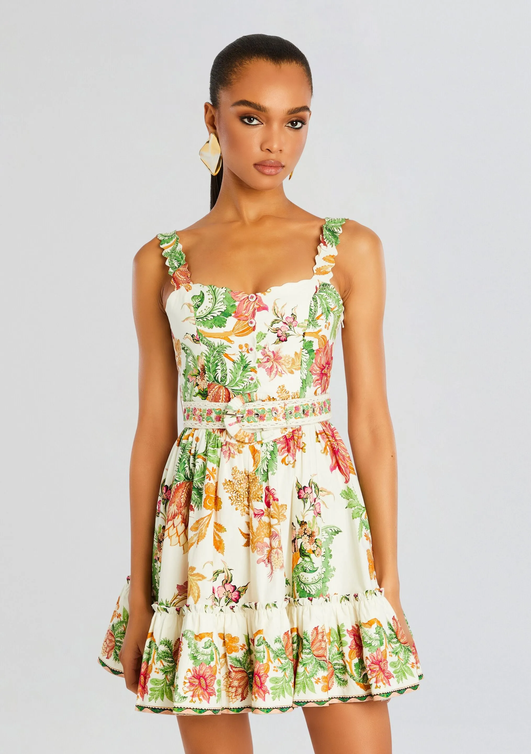 Pahi Short Dress With Belt sold by Retrofete product image thumbnail 5