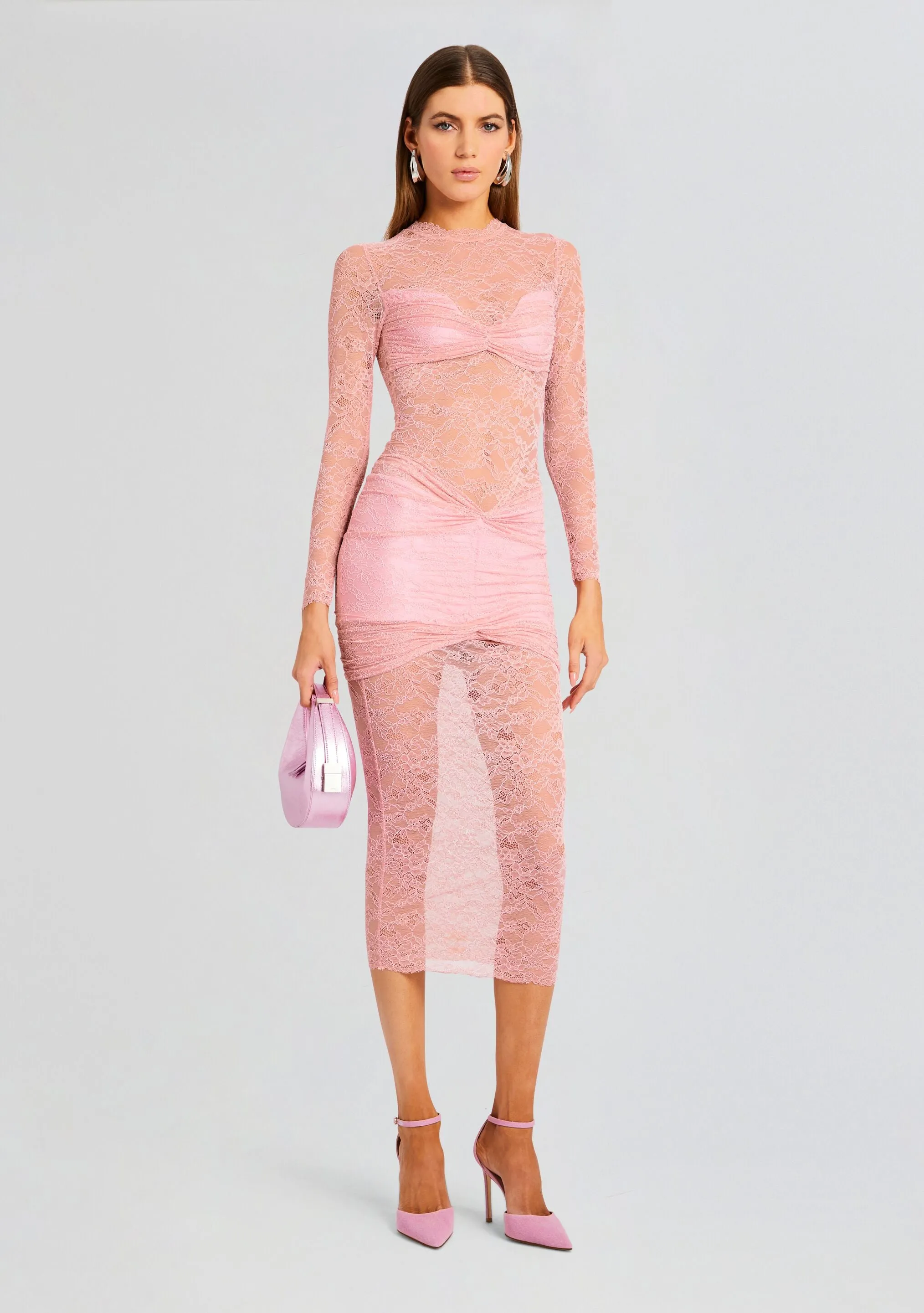 Ellie Lace Midi Dress sold by Retrofete product image thumbnail 5