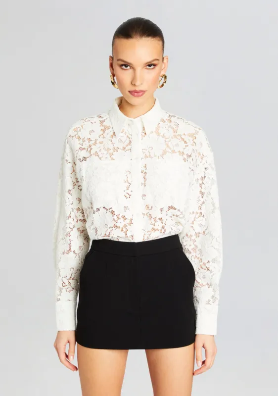 Oversized Lace Shirt sold by Retrofete