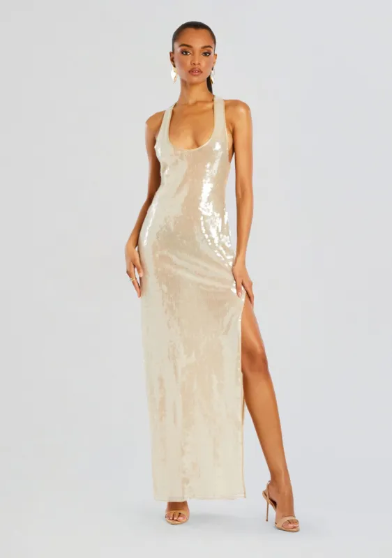 Bella Sequin Dress sold by Retrofete