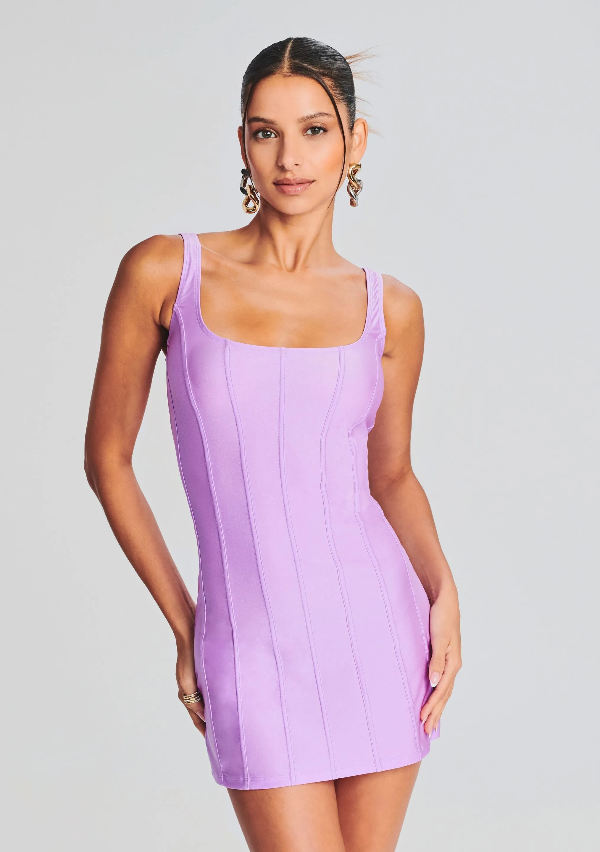 Zoe Lycra Mini Dress sold by Retrofete product image thumbnail 2