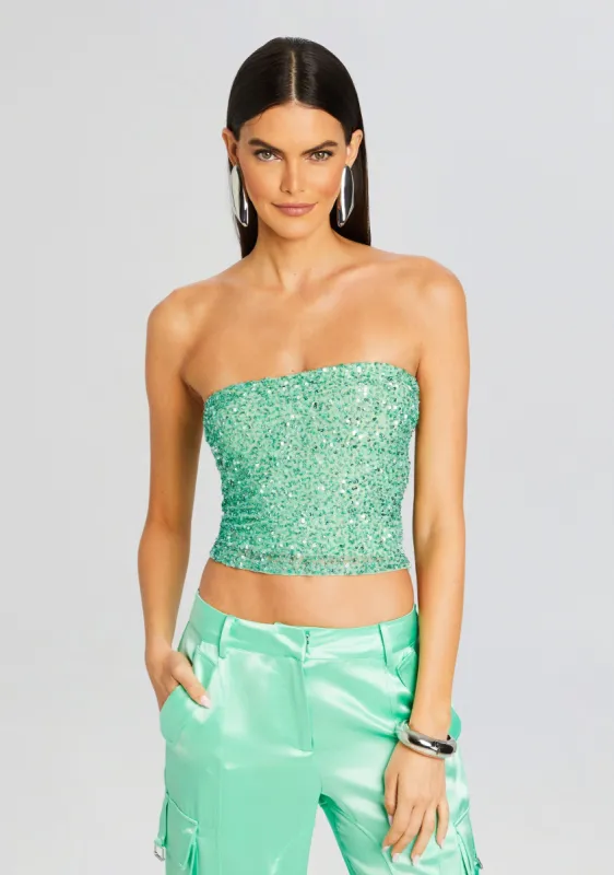 Kala Sequin Top sold by Retrofete