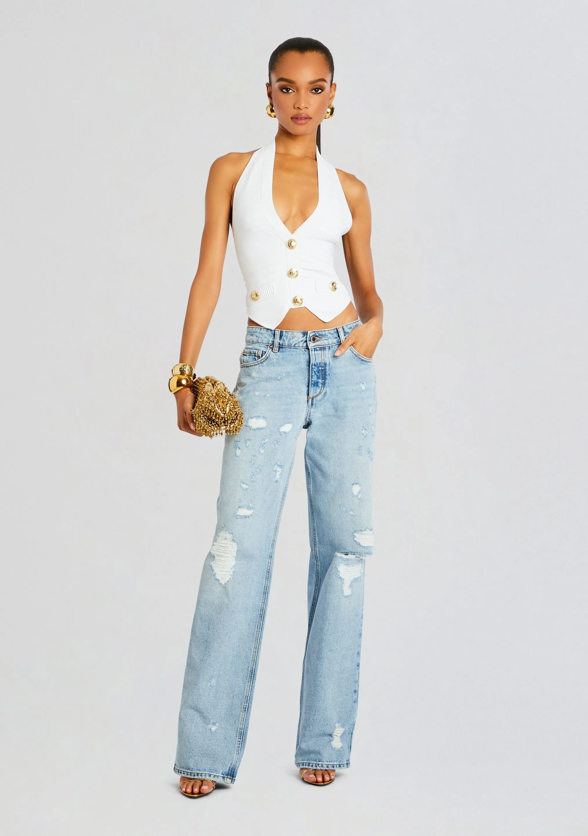 Tinsley Bandage Knit Vest sold by Retrofete product image thumbnail 5