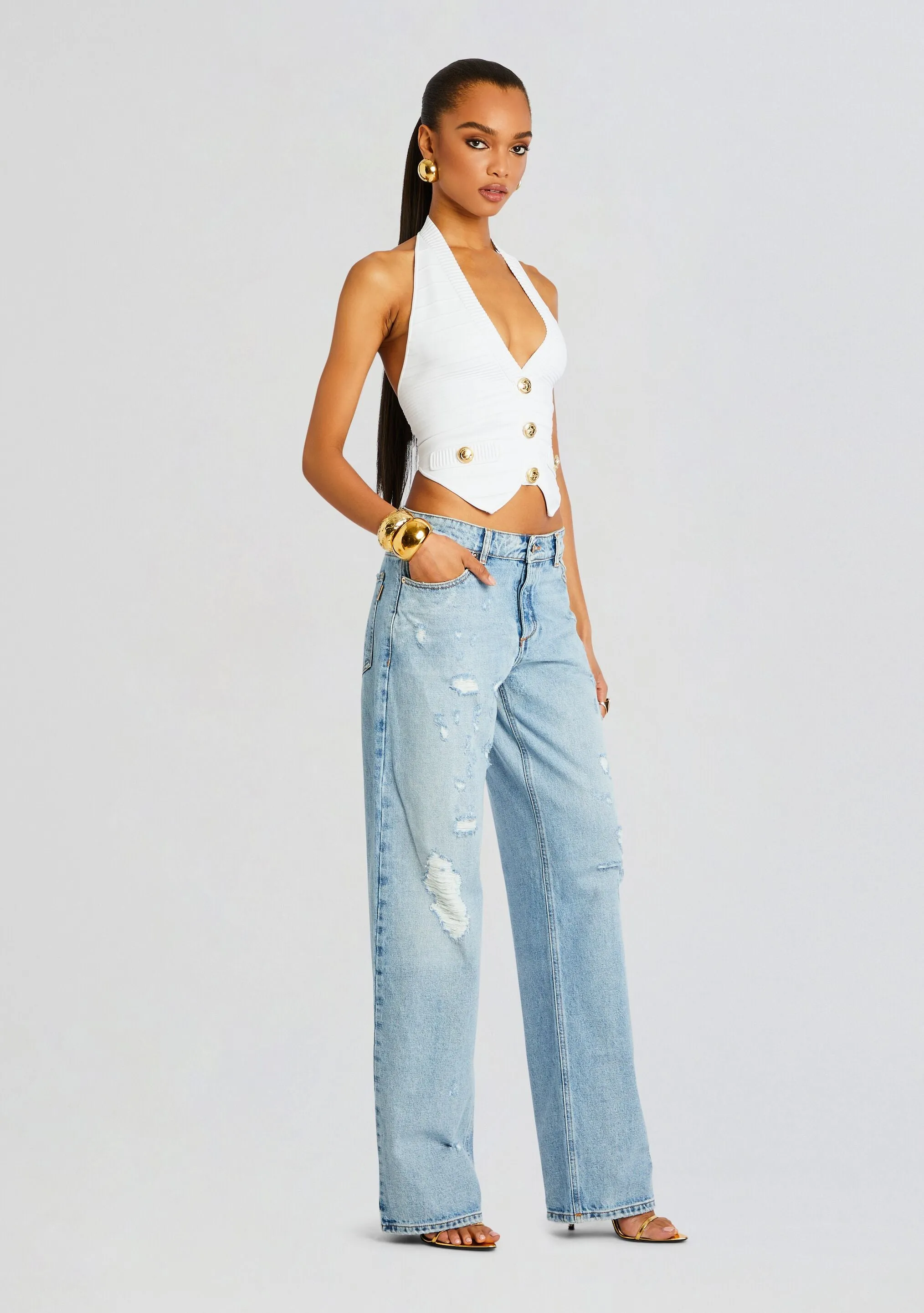 Tinsley Bandage Knit Vest sold by Retrofete product image thumbnail 3