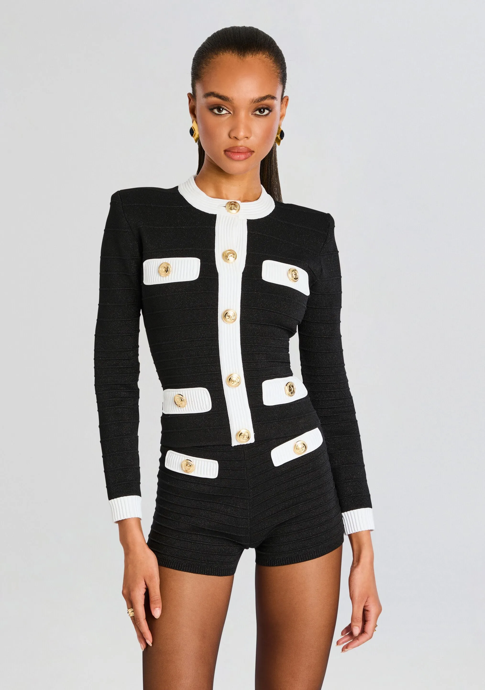 Calla Bandage Knit Top sold by Retrofete
