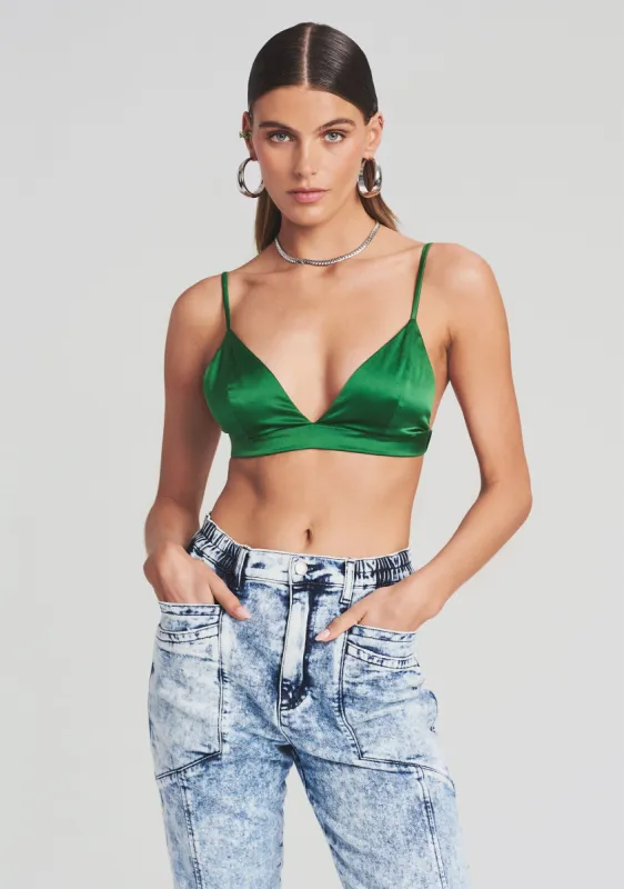 Iris Silk Bralette sold by Retrofete