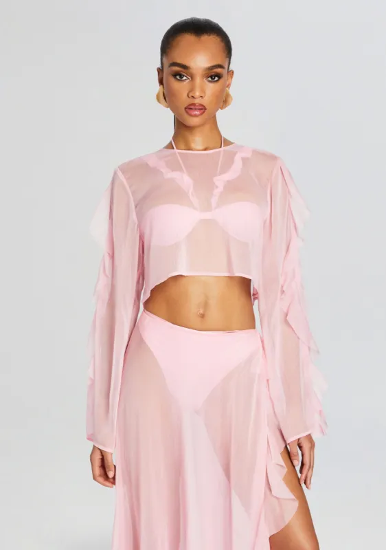 Thoma Cropped Shirt sold by Retrofete