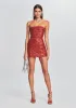 Heather Sequin Chainmail Dress sold by Retrofete