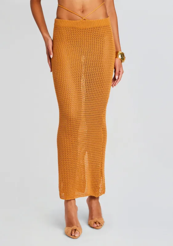 Aria Knitted Skirt sold by Retrofete