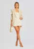 Leonora Linen Mini Dress sold by Retrofete