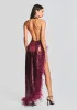 Vixen Sequin Feather Dress sold by Retrofete