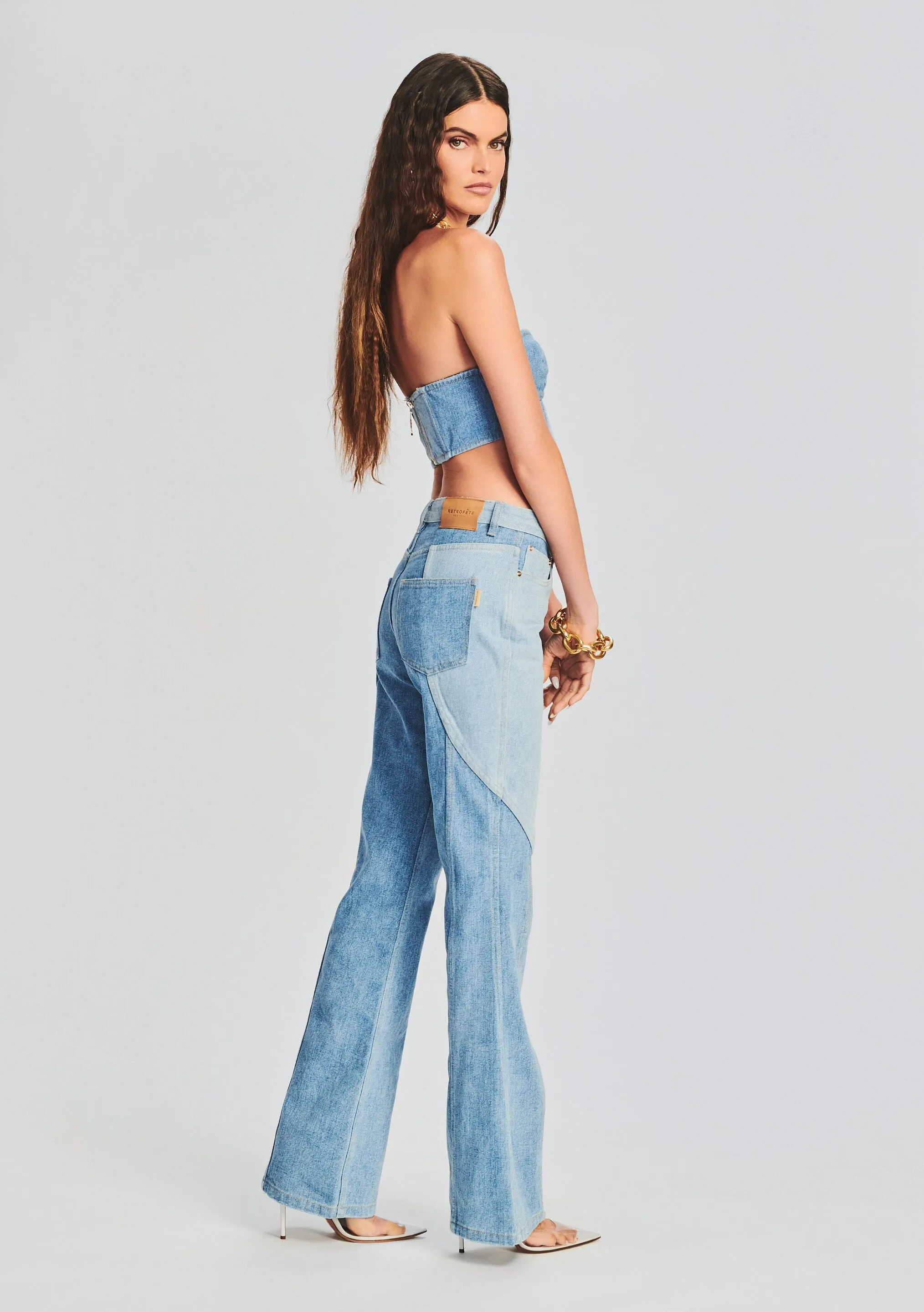 Enzo Denim Top sold by Retrofete product image thumbnail 3