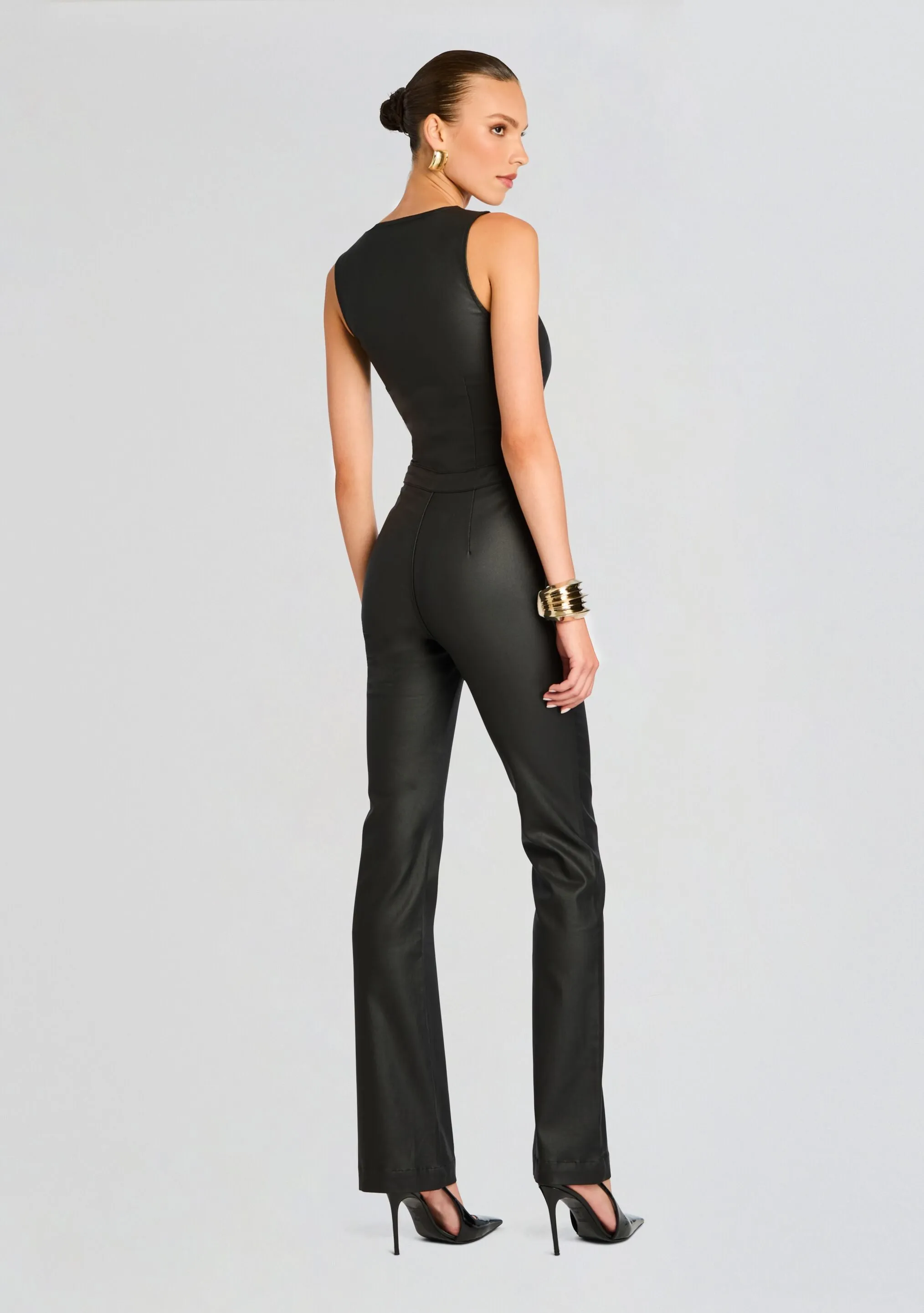 Mckinnon Coated Denim Jumpsuit sold by Retrofete product image thumbnail 4