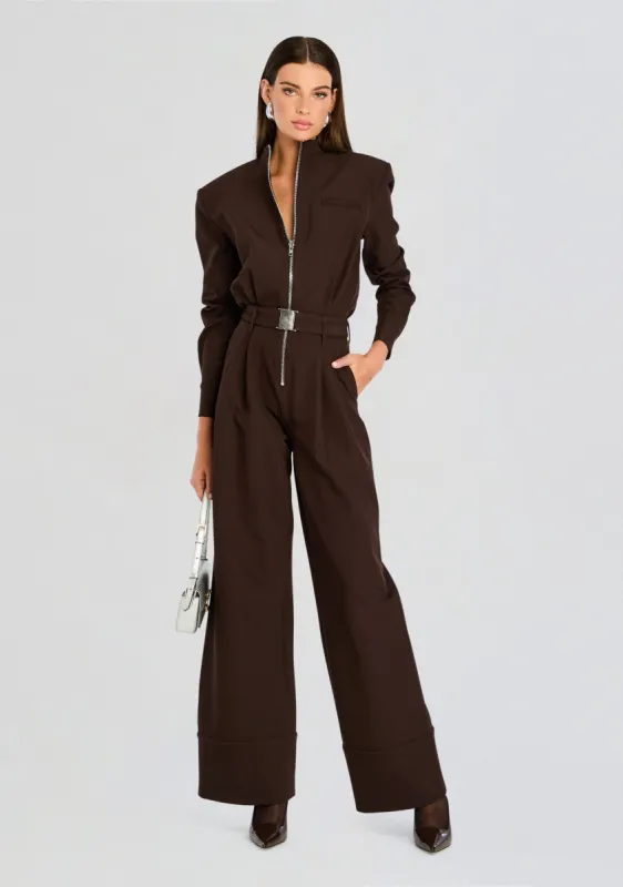 Vera Heavy Crepe Jumpsuit sold by Retrofete