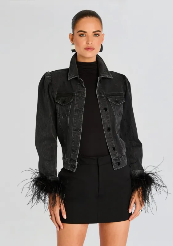 Libby Denim Jacket sold by Retrofete