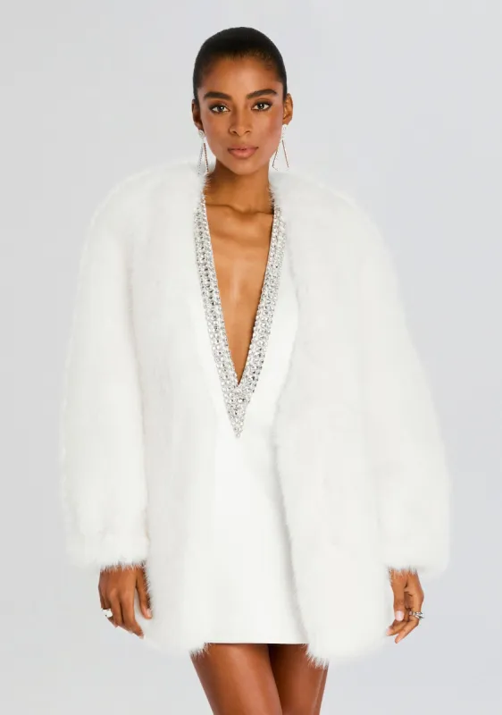 Heiress Faux Fur Jacket sold by Retrofete