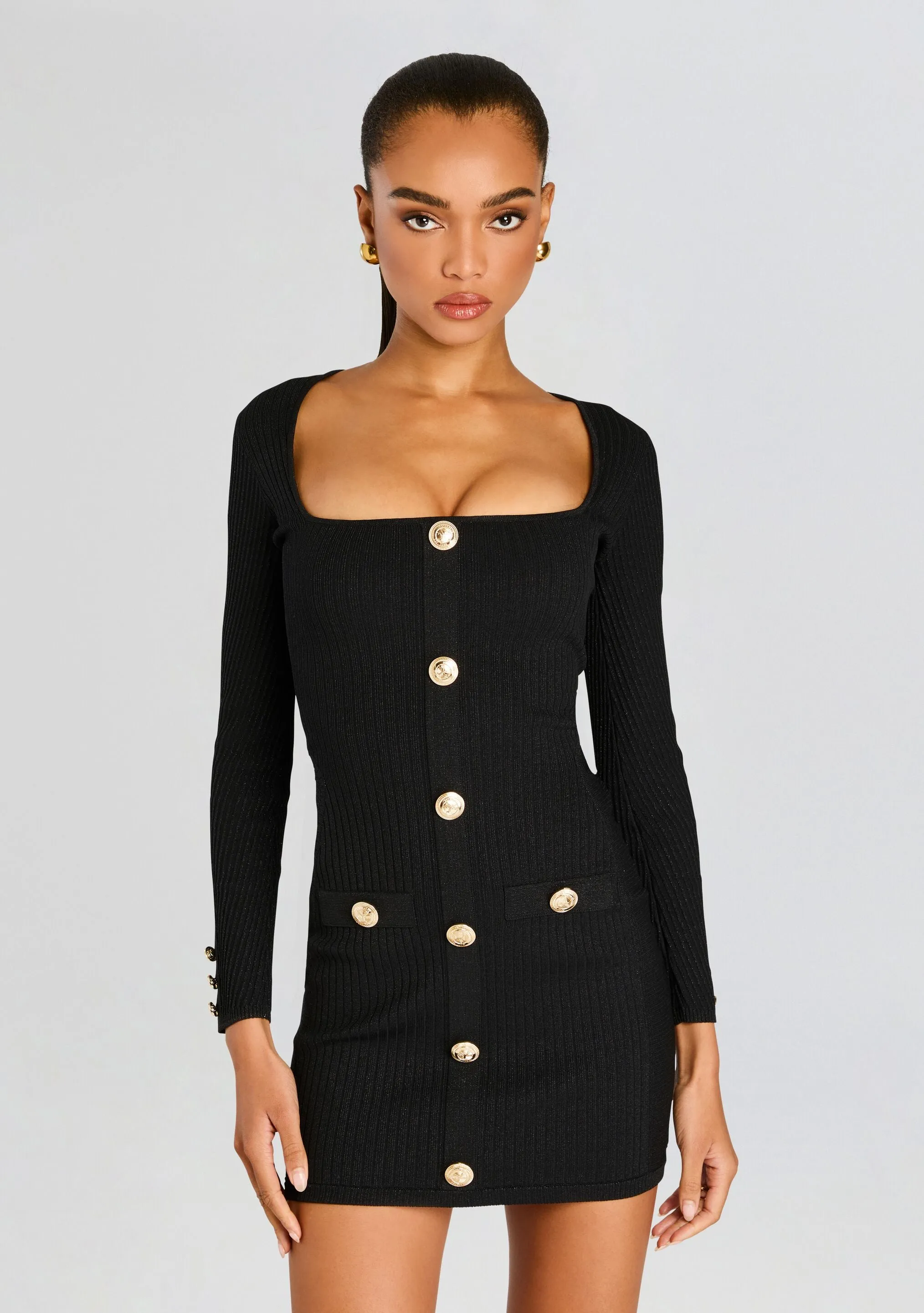 Thea Rib Knit Dress sold by Retrofete product image thumbnail 5