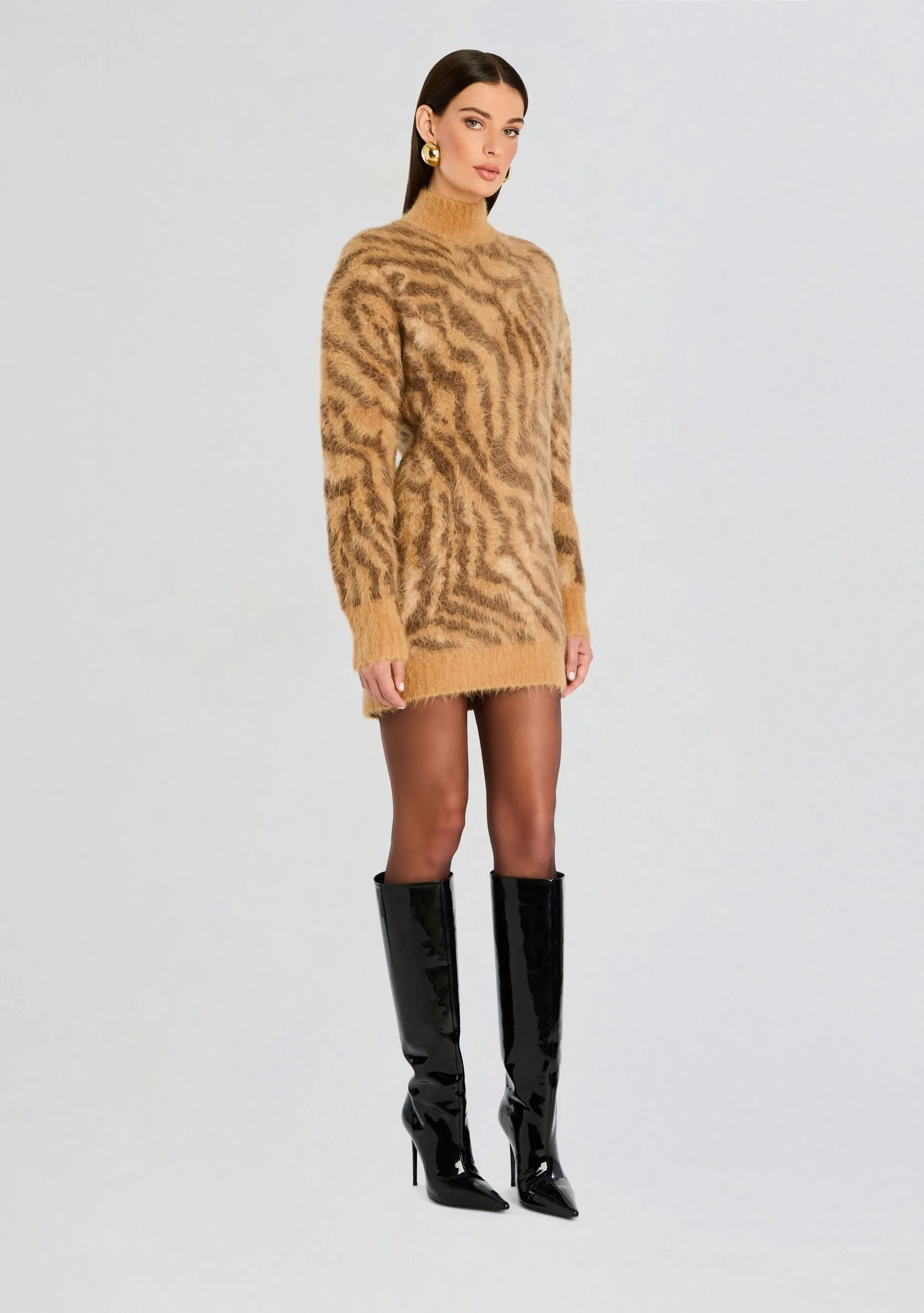 Reyna Fuzzy Dress sold by Retrofete product image thumbnail 3