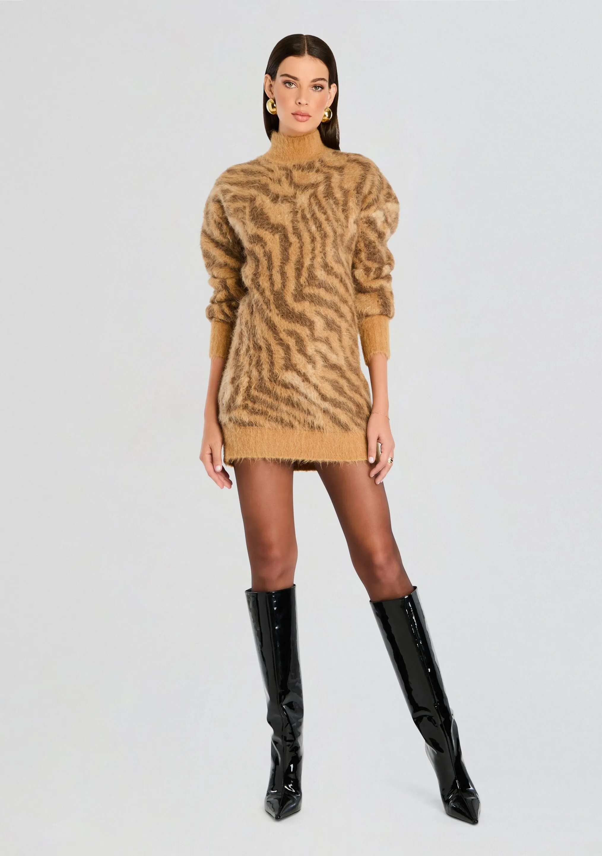 Reyna Fuzzy Dress sold by Retrofete product image thumbnail 5