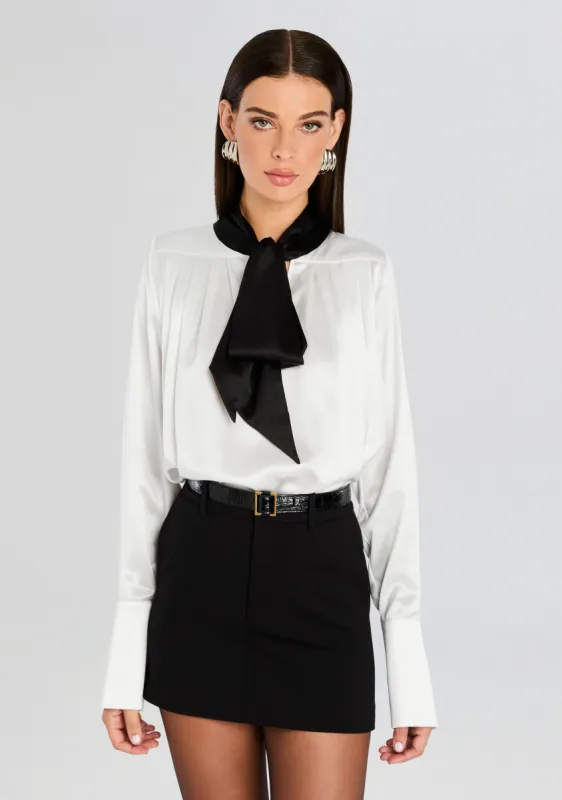 Camari Satin Shirt sold by Retrofete