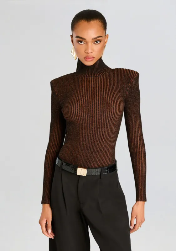 Marina Rib Knit Bodysuit sold by Retrofete