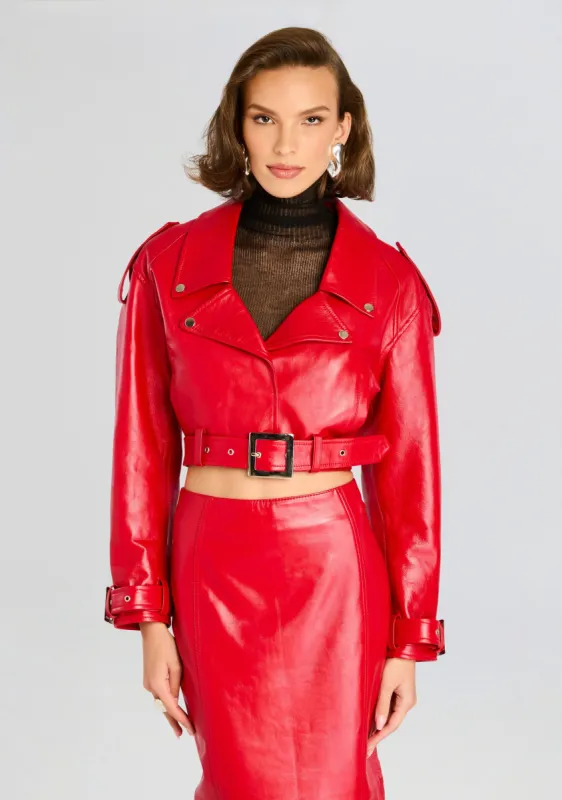 Victoria Leather Jacket sold by Retrofete