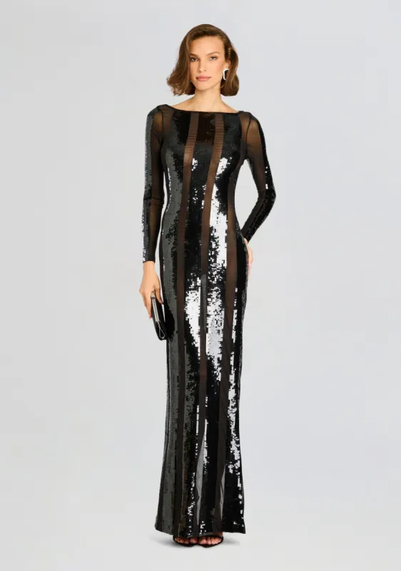 Elsi Sequin Dress sold by Retrofete