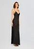 Vienna Satin Maxi Dress sold by Retrofete