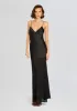 Vienna Satin Maxi Dress sold by Retrofete