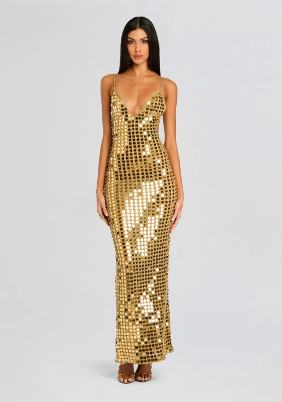 Perri Embellished Dress sold by Retrofete