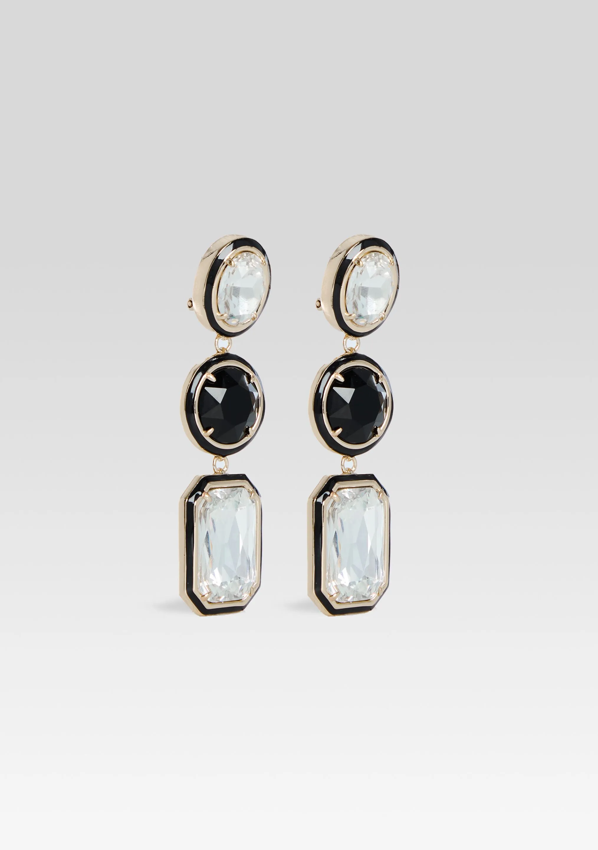 Camille Gemstone Drop Earrings sold by Retrofete product image thumbnail 3