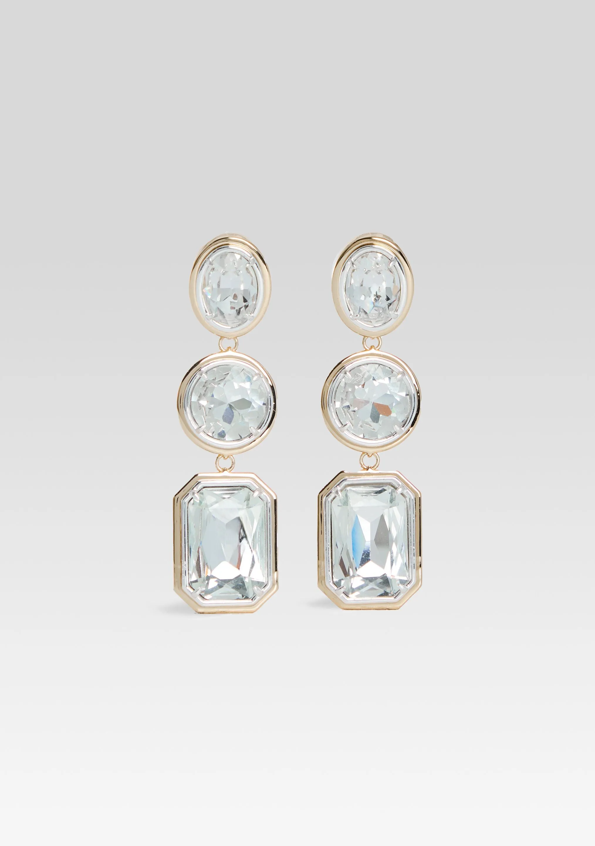 Camille Gemstone Drop Earrings sold by Retrofete