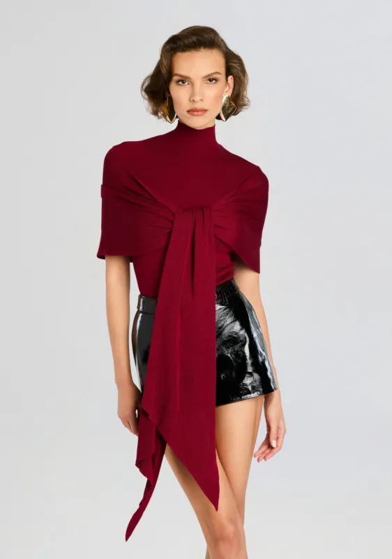 Noemi Knit Tie Top sold by Retrofete
