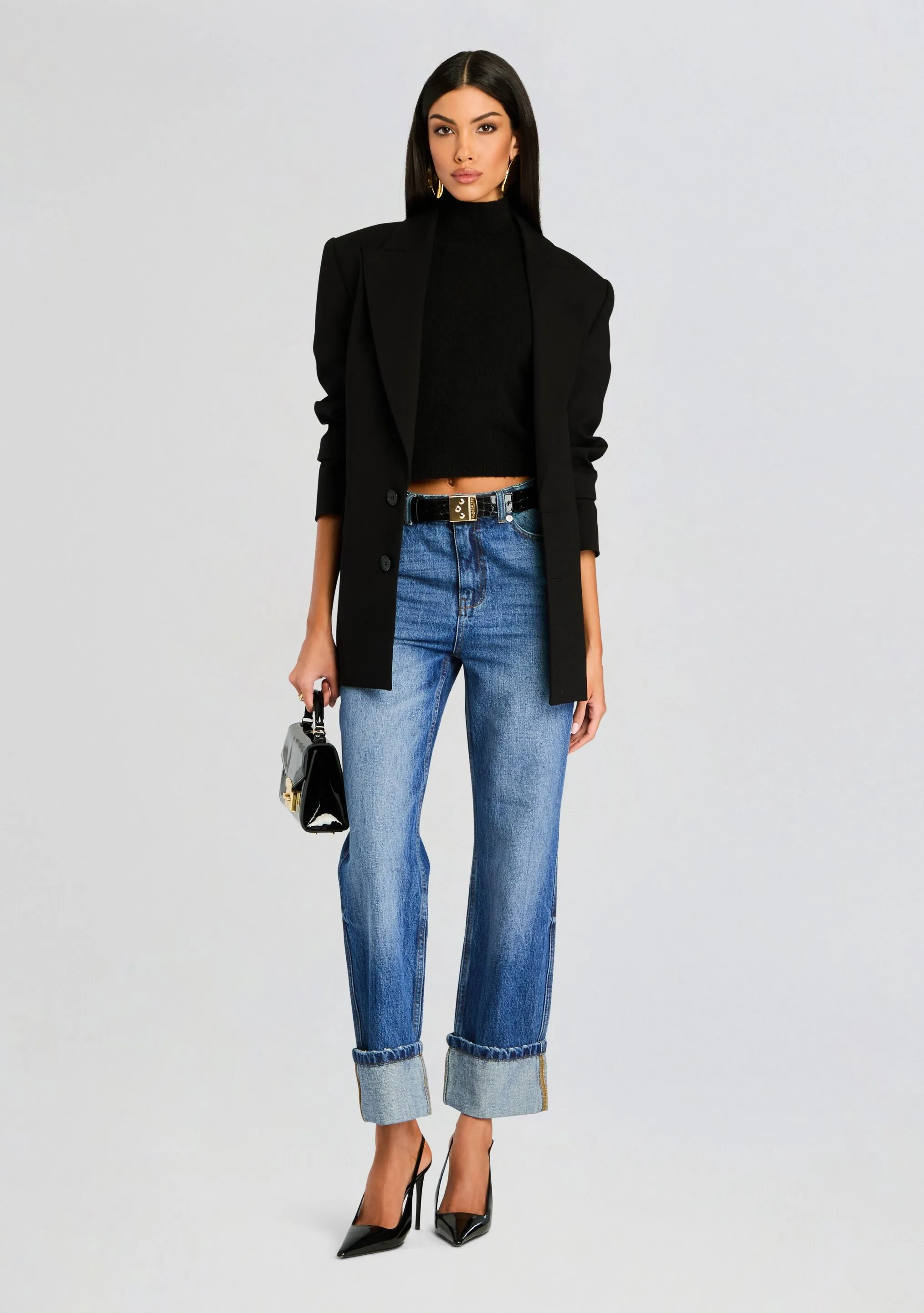 Yuna Fuzzy Knit Top sold by Retrofete product image thumbnail 5