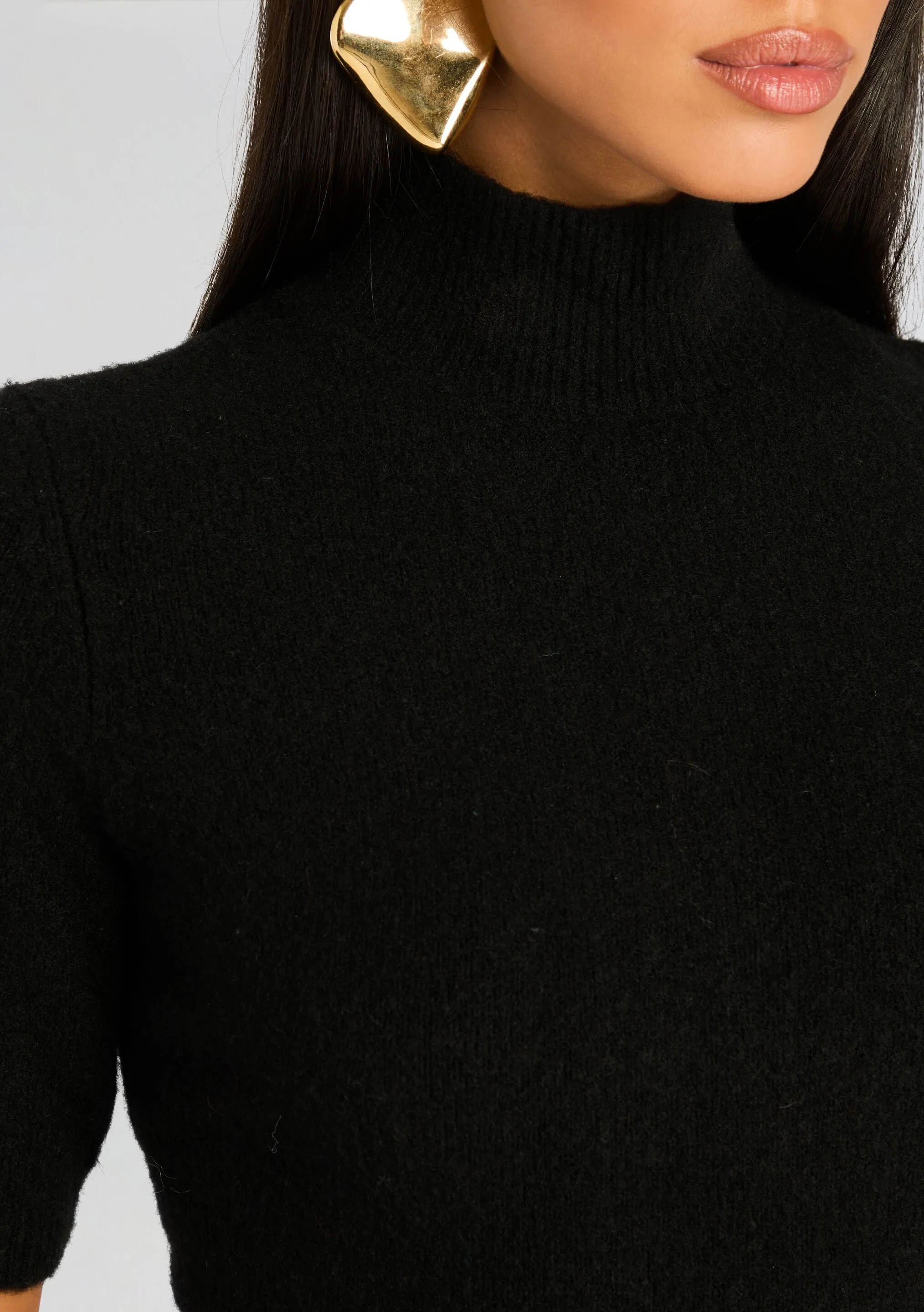 Yuna Fuzzy Knit Top sold by Retrofete product image thumbnail 2