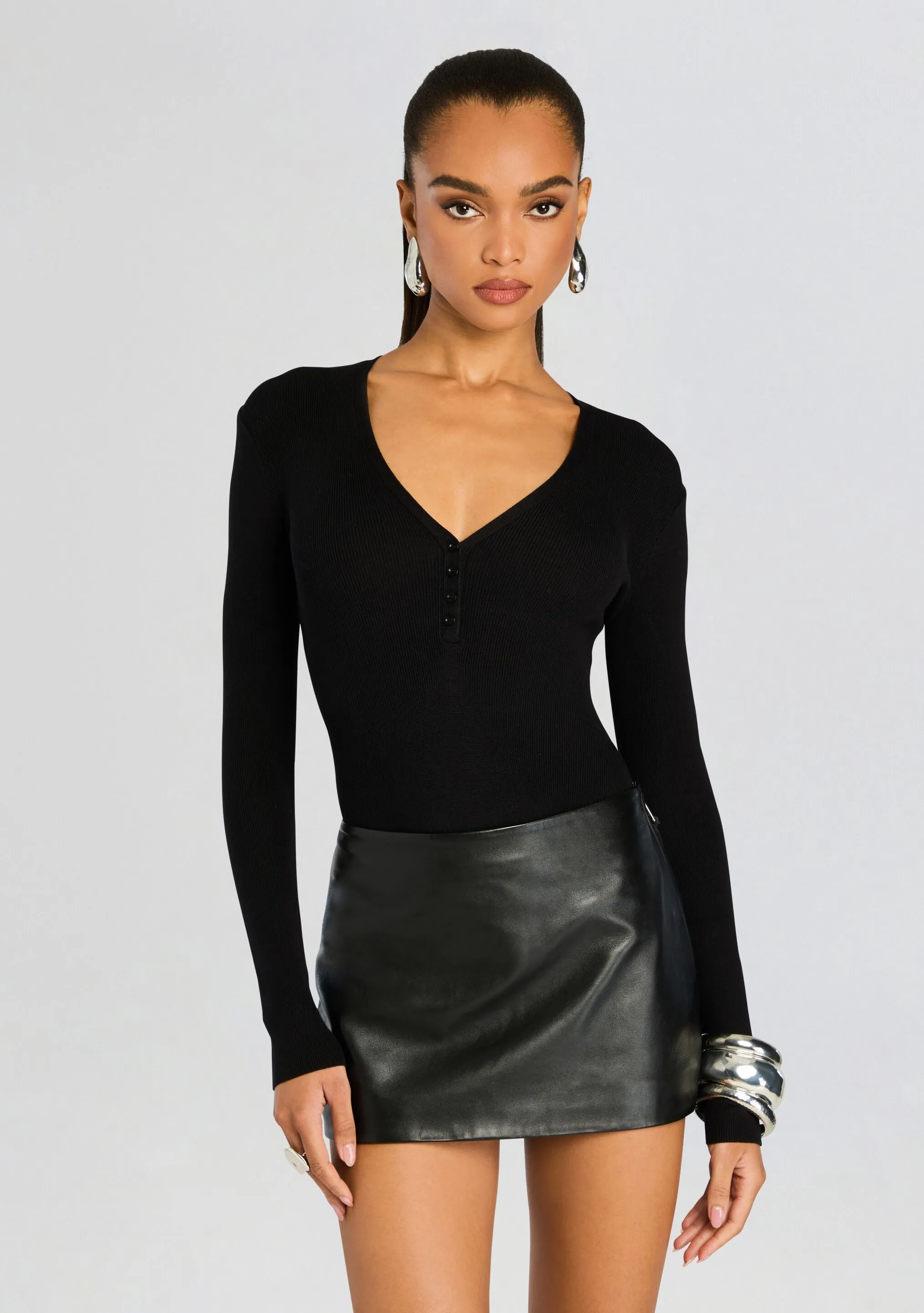 Lia Knit Bodysuit sold by Retrofete