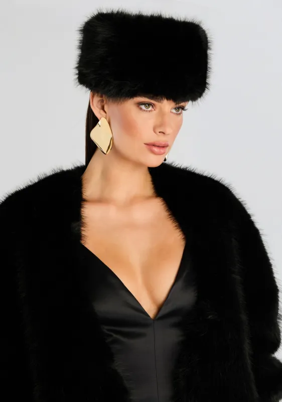 Contessa Faux Fur Hat sold by Retrofete