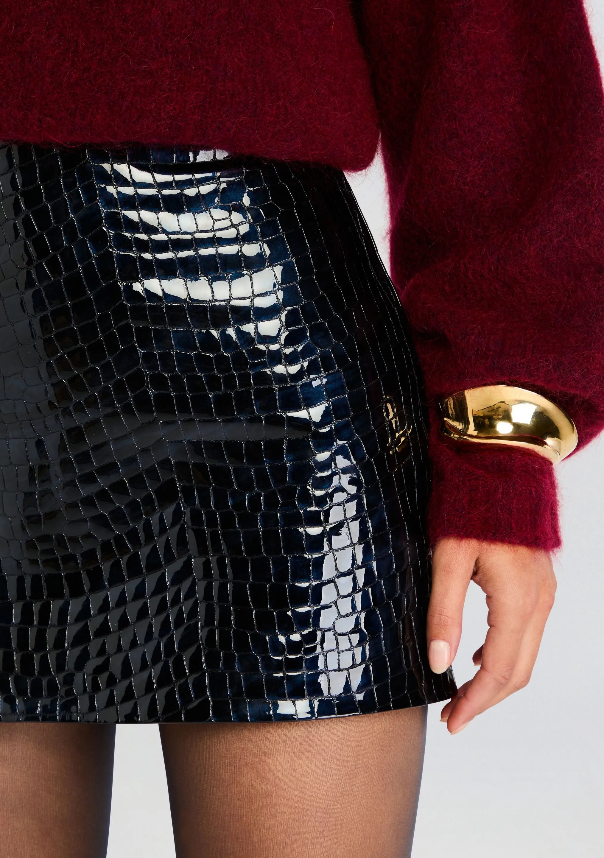 Camila Leather Skirt sold by Retrofete product image thumbnail 2