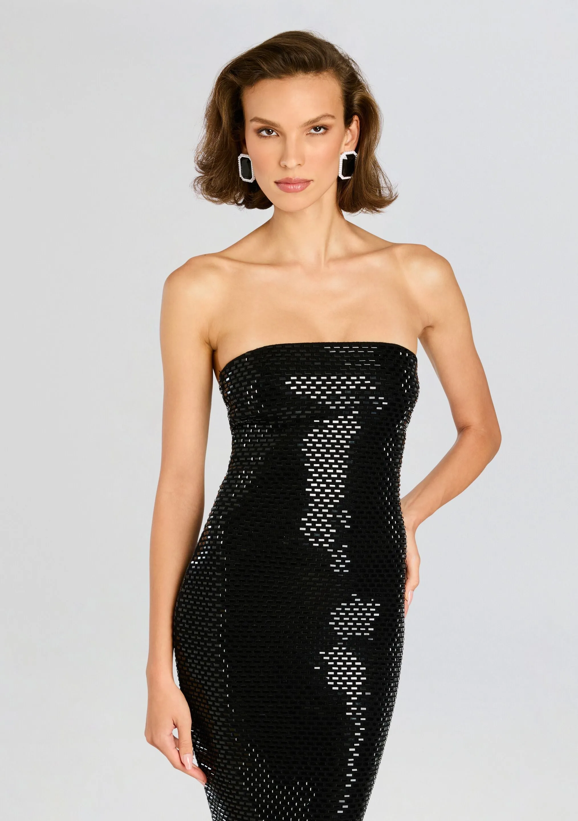 Karrah Embellished Knit Dress sold by Retrofete product image thumbnail 5