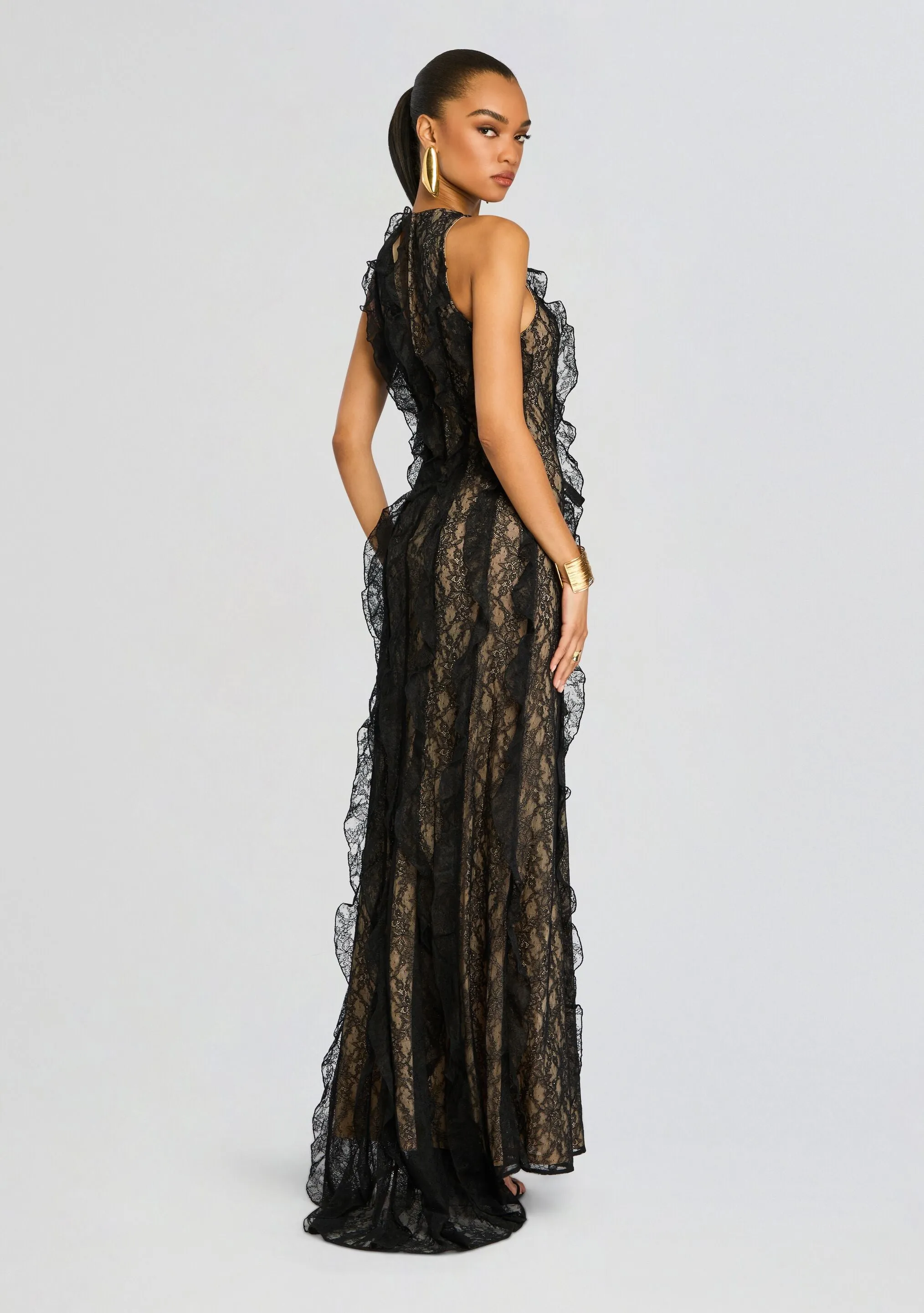 Lace Evening Dress sold by Retrofete product image thumbnail 4