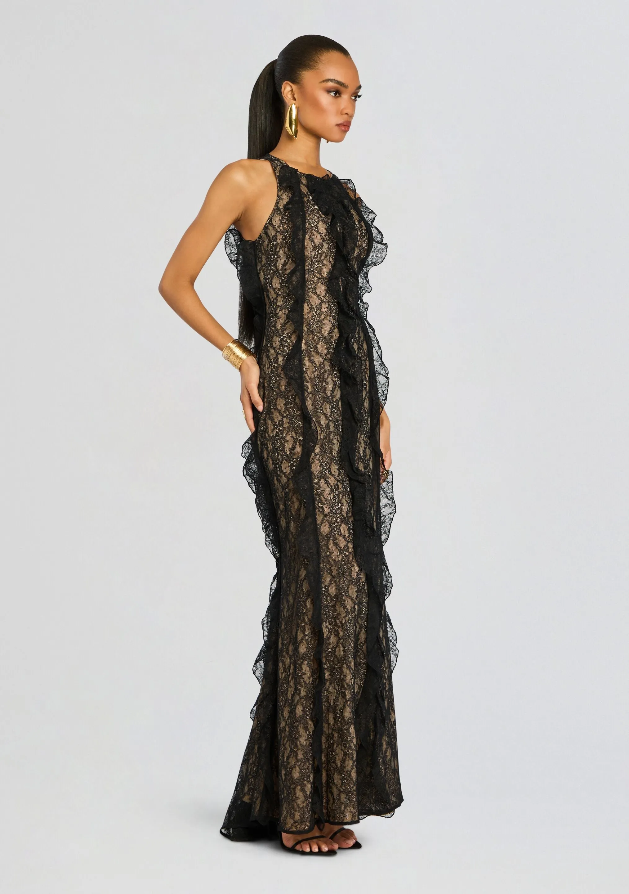 Lace Evening Dress sold by Retrofete product image thumbnail 3